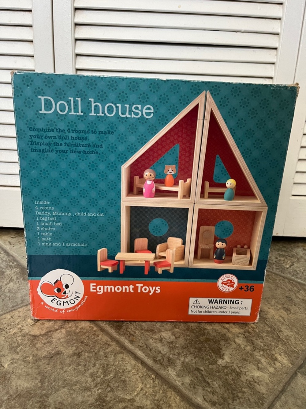 Doll House Wooden Playset Egmont Toys
